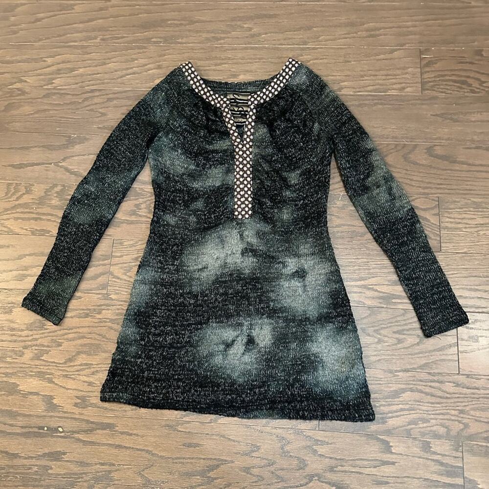 Custo Barcelona Long Sleeve Mini Dress Size Medium -8 ( 3 custo Barcelano size)